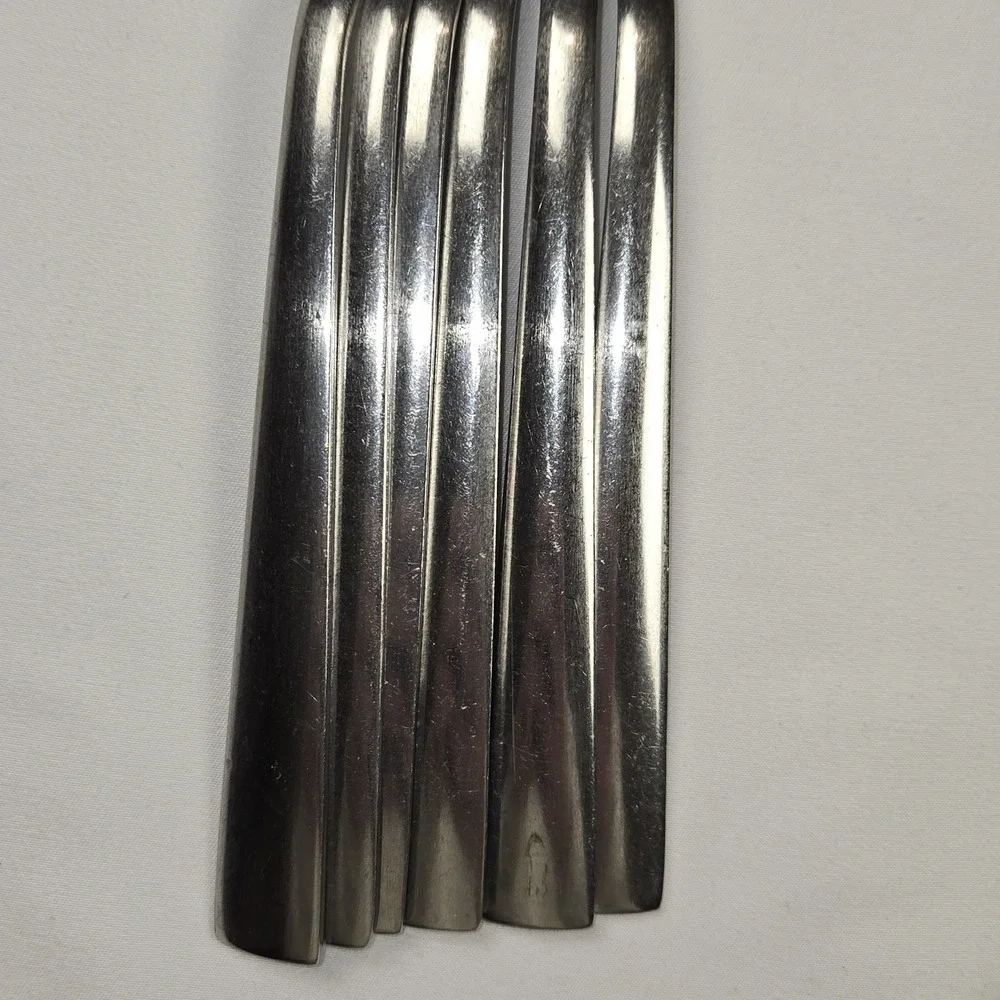 Gibson 34pc Flatware Set Stainless Steel Modern‎ Tapered Silverware Utensils